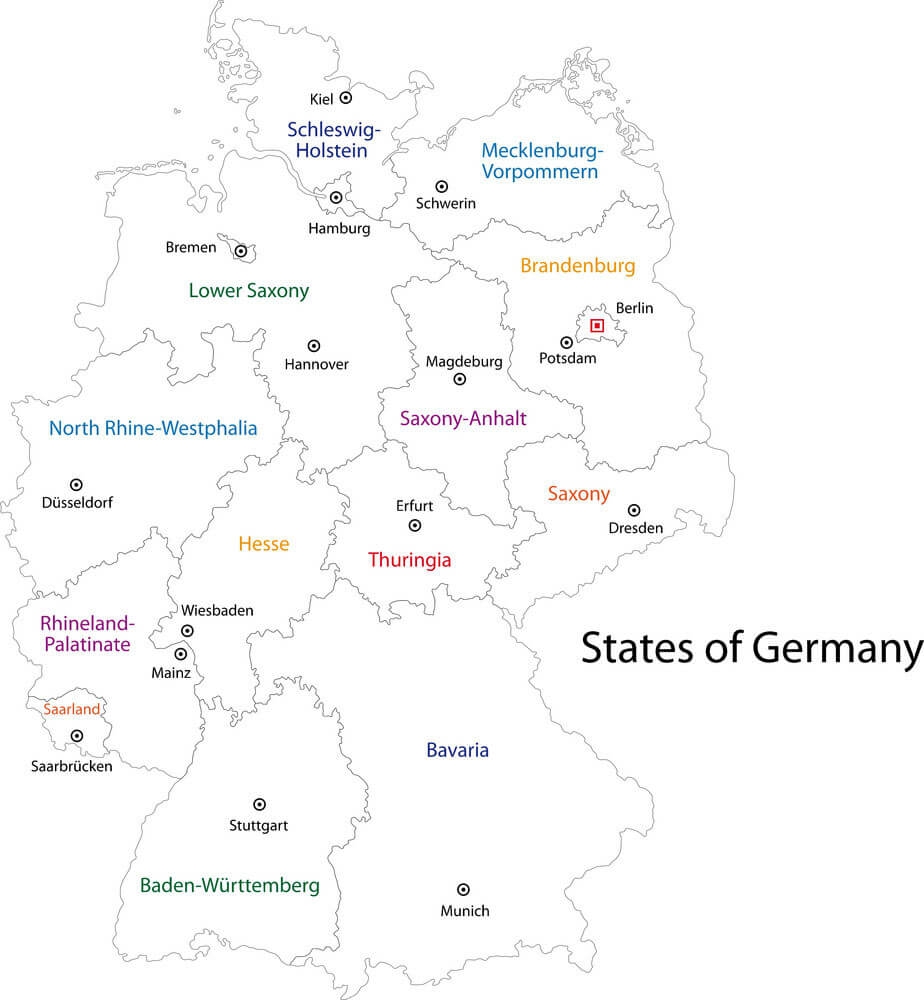 Printable Blank Map Of Germany Printable Blank Map Of Germany