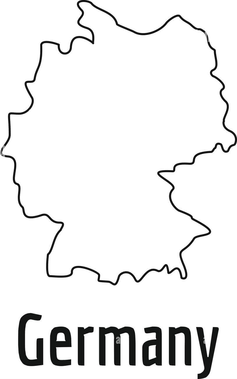 Printable Germany Map Line Art Free Download And Print For You 