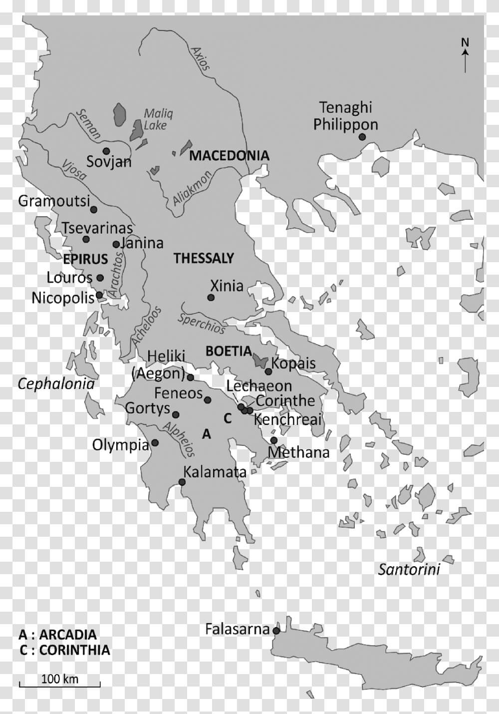 Printable Greece Map Neolithic Free Download And Print For You 
