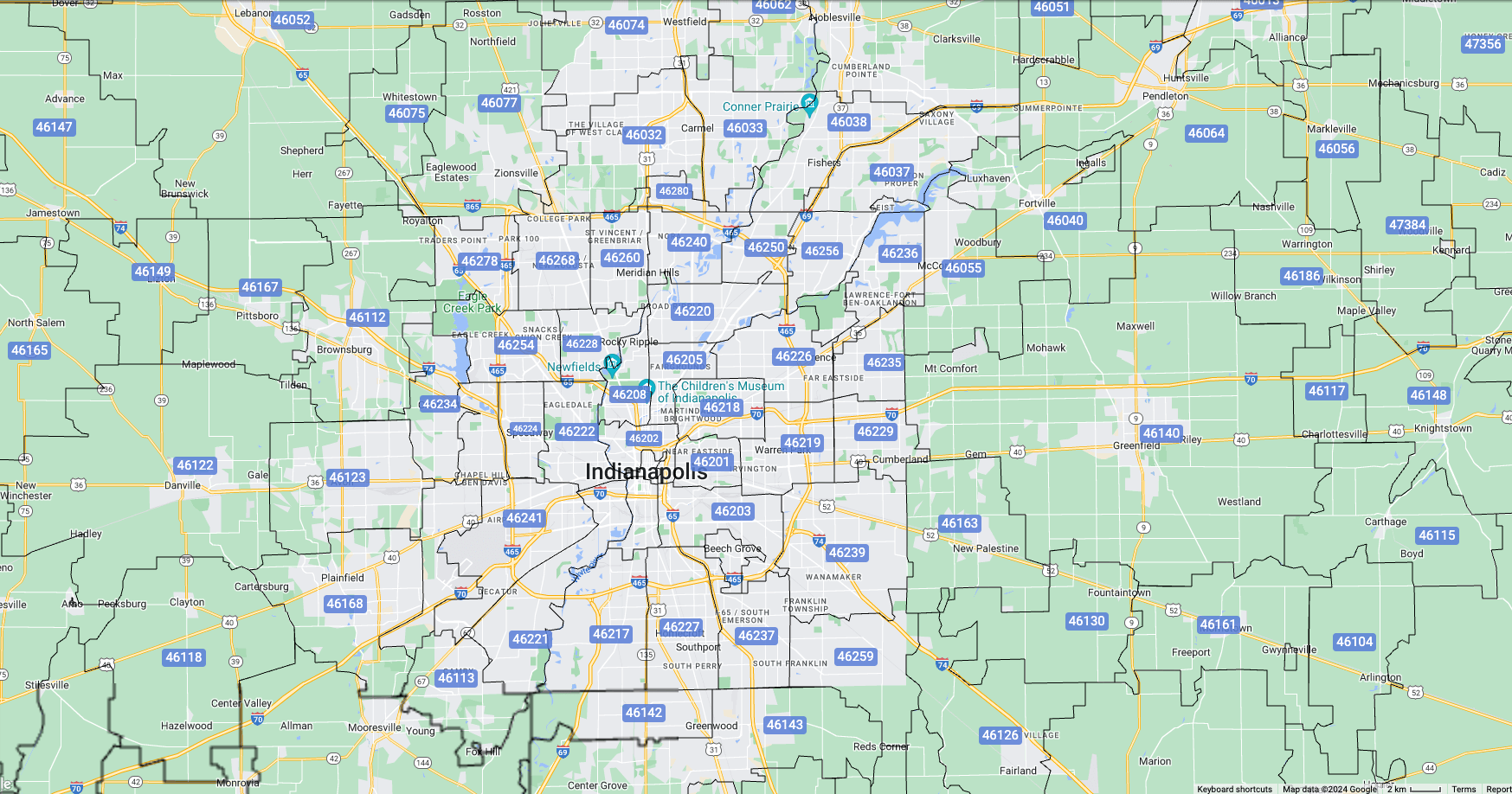 Printable Indianapolis Zip Code Map Printable Indianapolis Zip Code Map