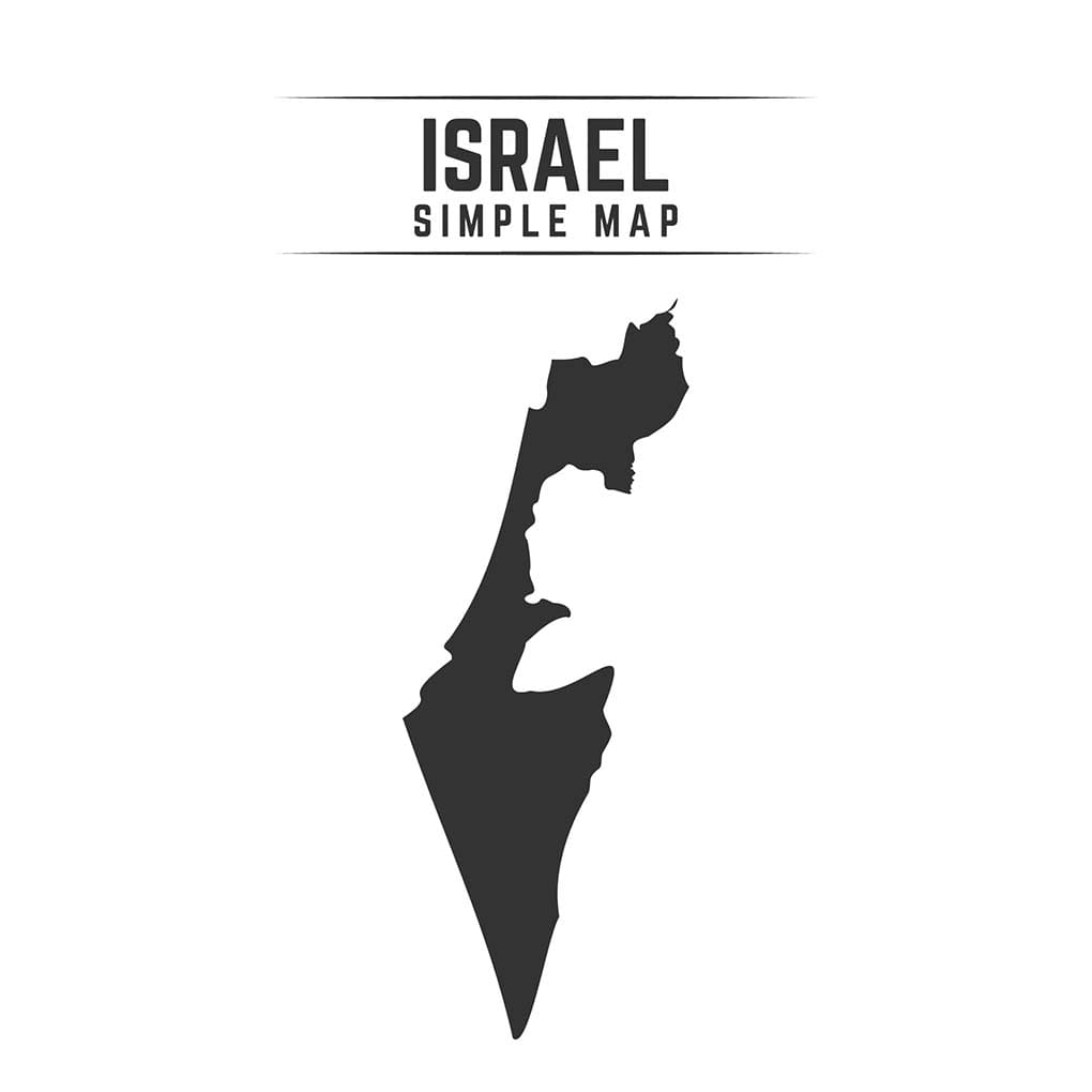 Printable Israel Map Asia Free Download And Print For You 