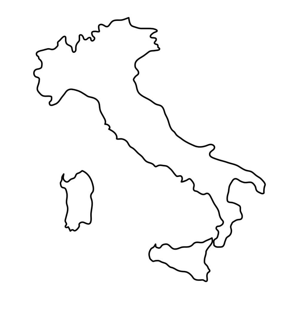 Printable Italy Map Black White Free Download And Print For You 