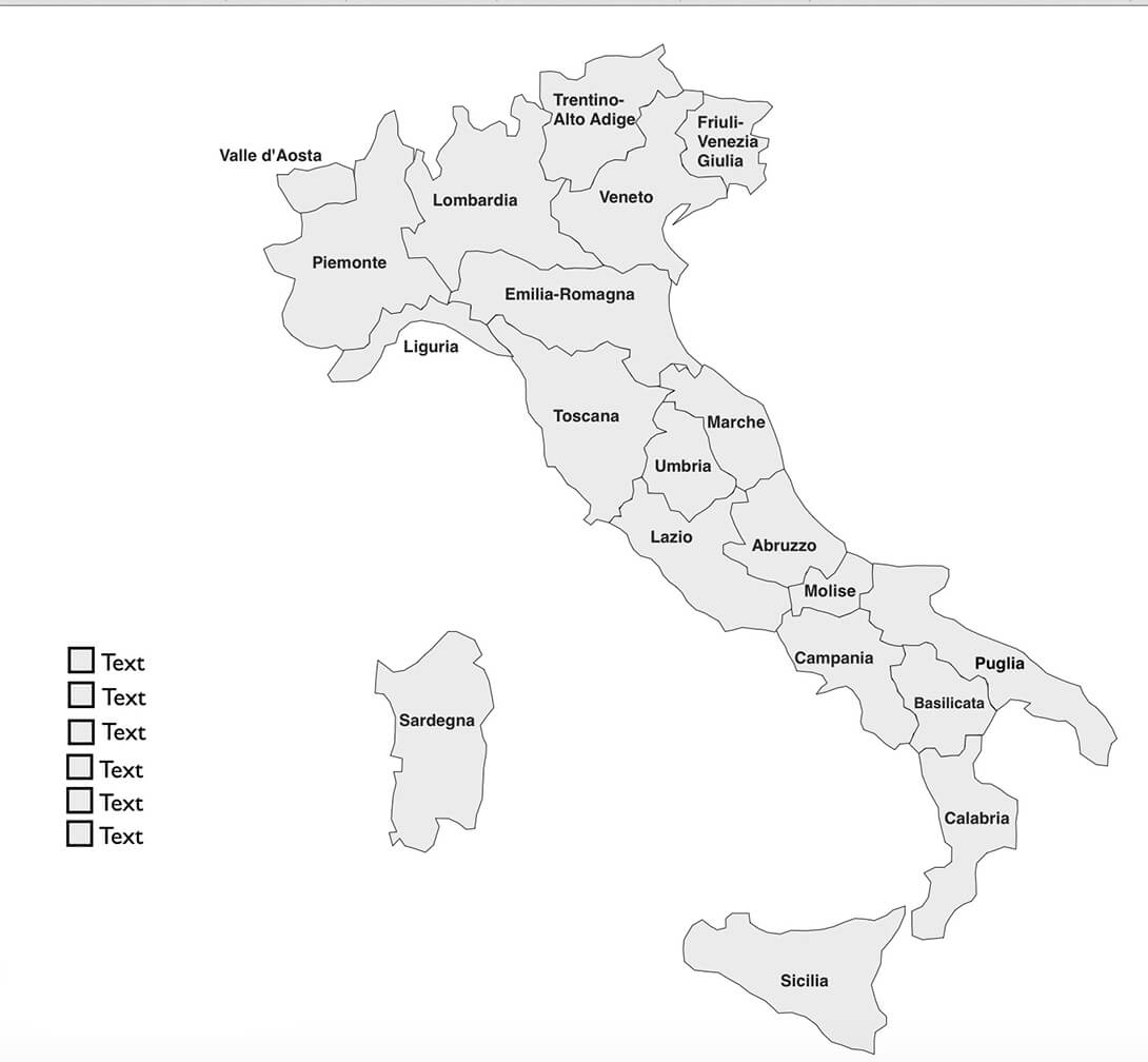 Printable Italy Map Regions Free Download And Print For You 