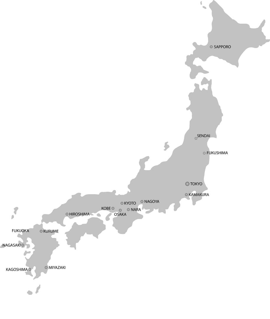 japan map printable