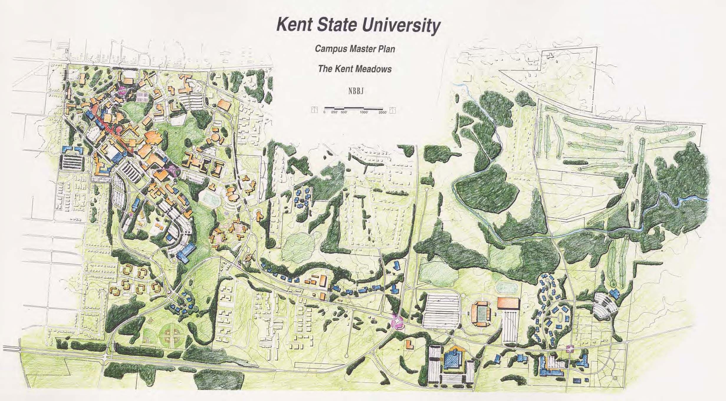 Printable Kent State Campus Map