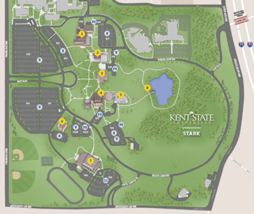 Printable Kent State Campus Map