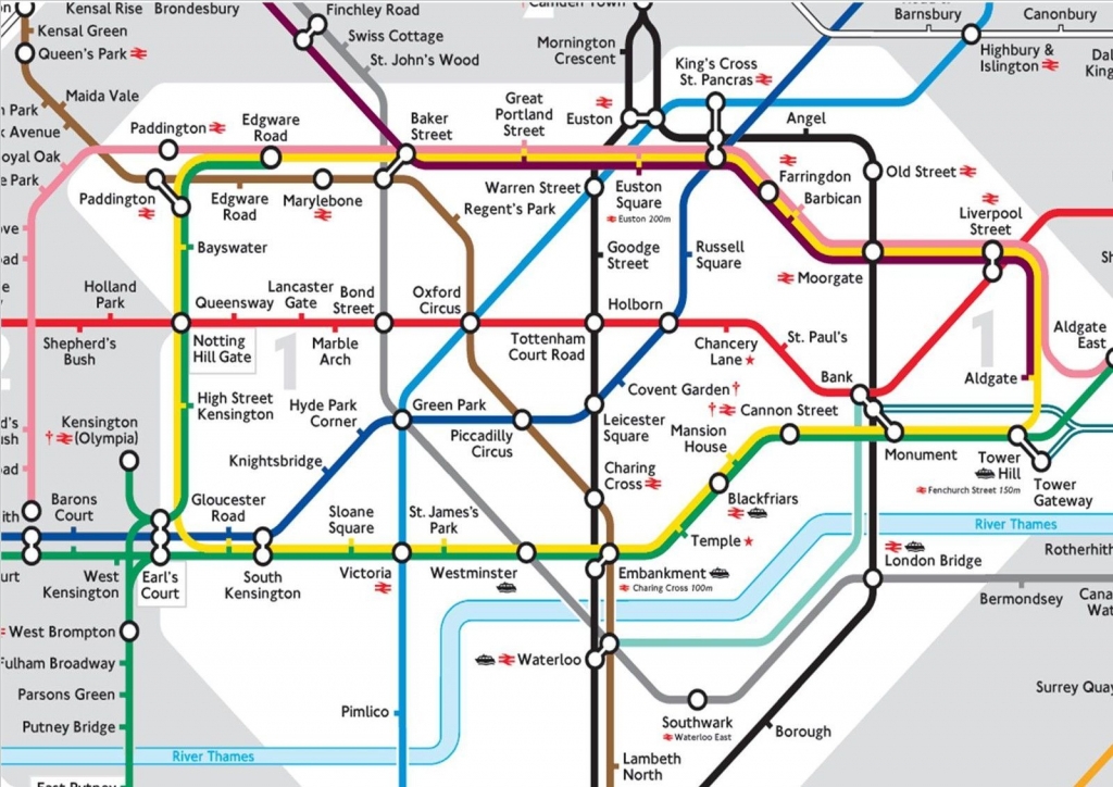 Printable London Tube Map