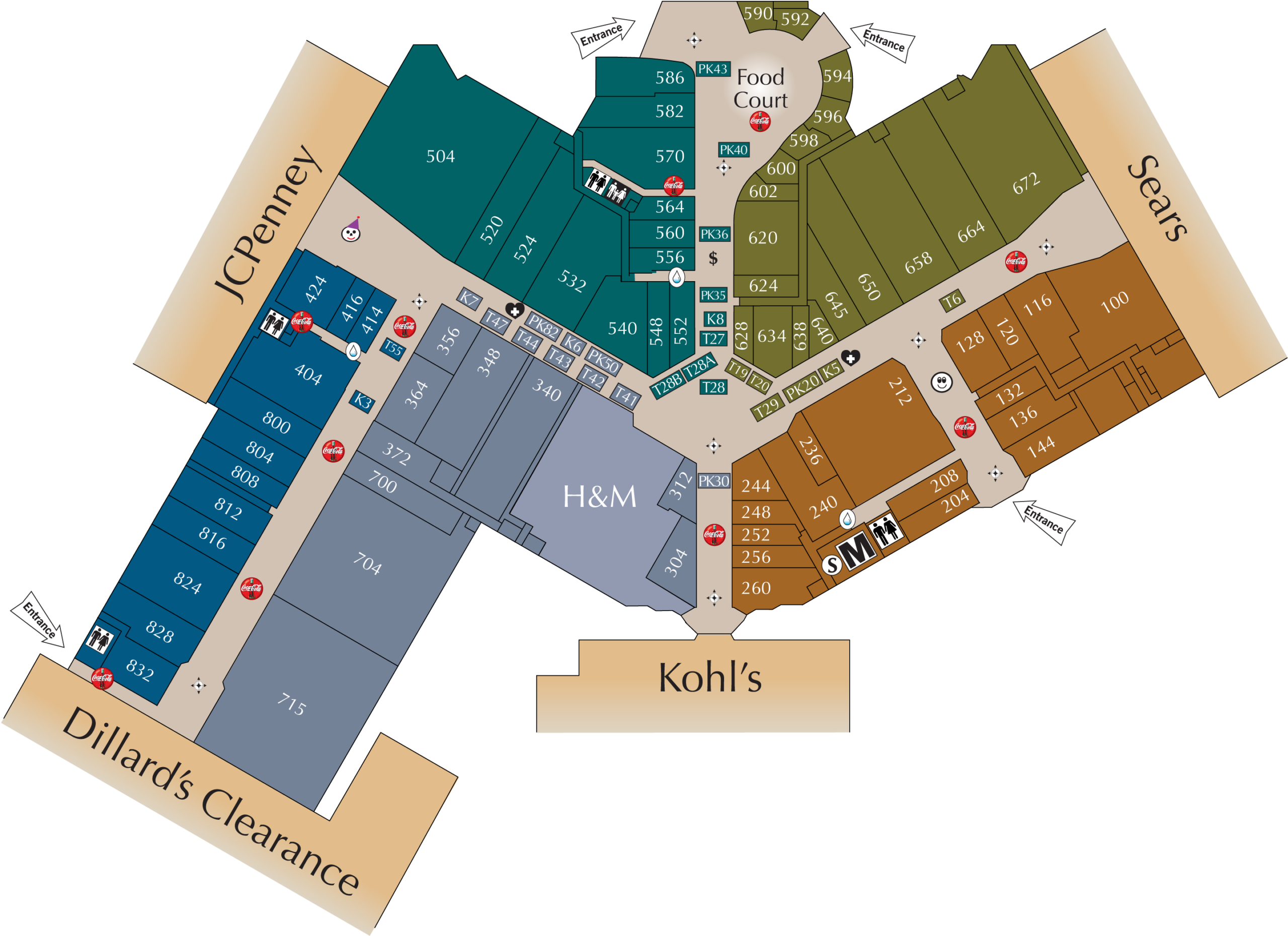 Printable Mall Of America Map Printable Mall Of America Map