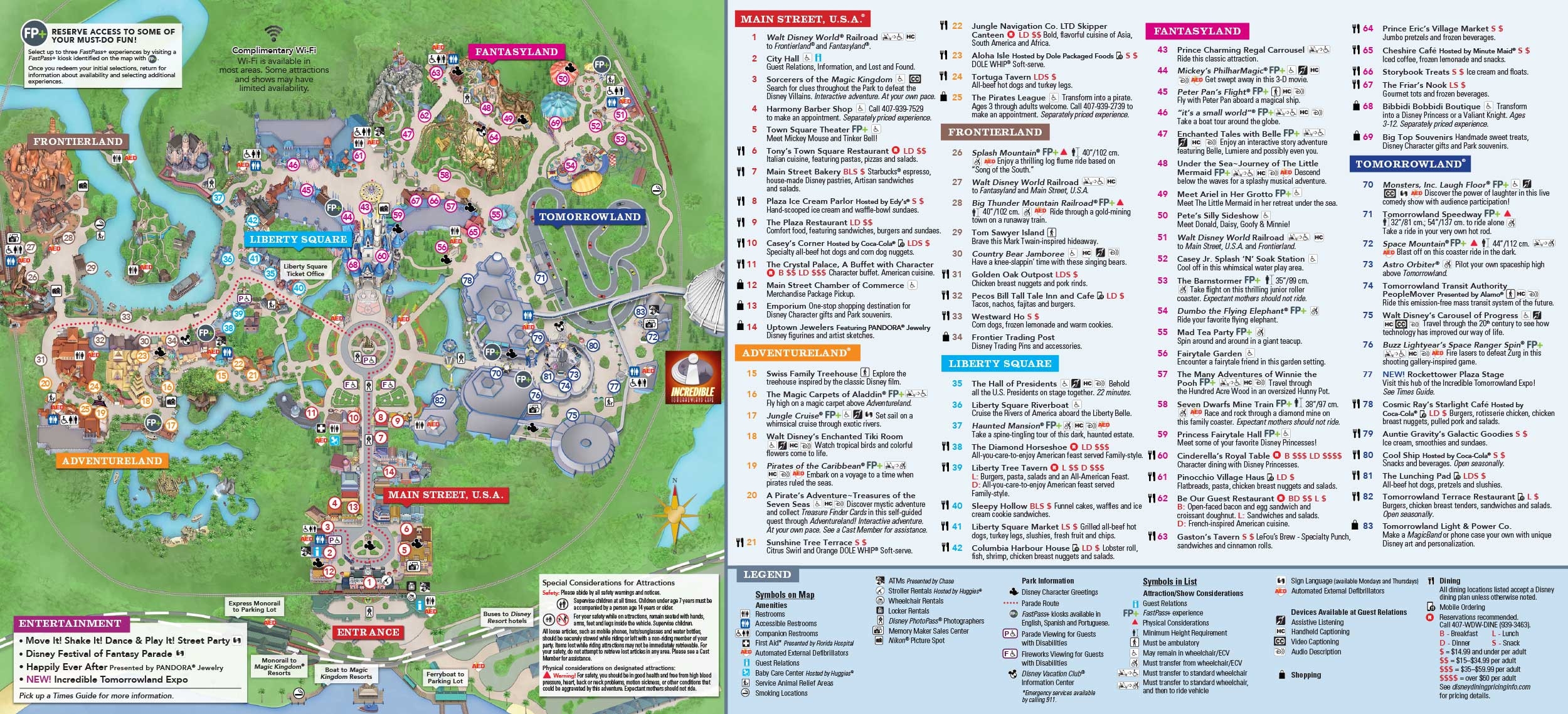 Printable Map Disney Springs Inspirational Magic Kingdom Park Map Walt 
