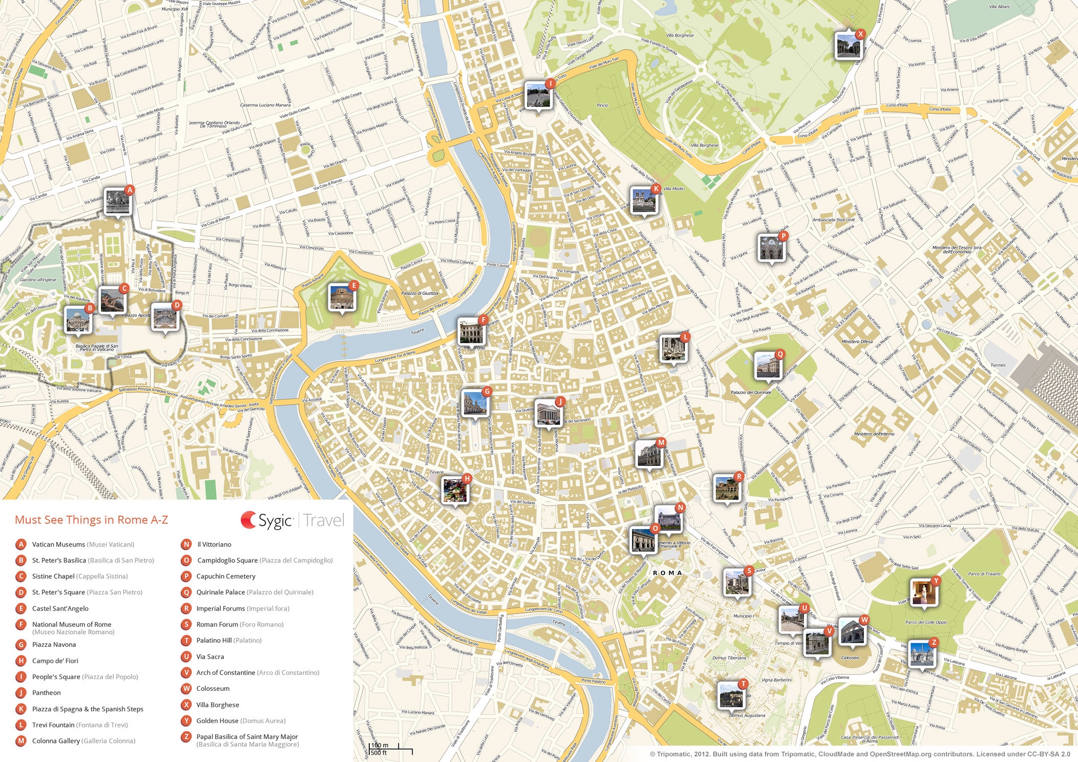 Printable Map Downtown Chicago Best Of Rome Printable Tourist Map 