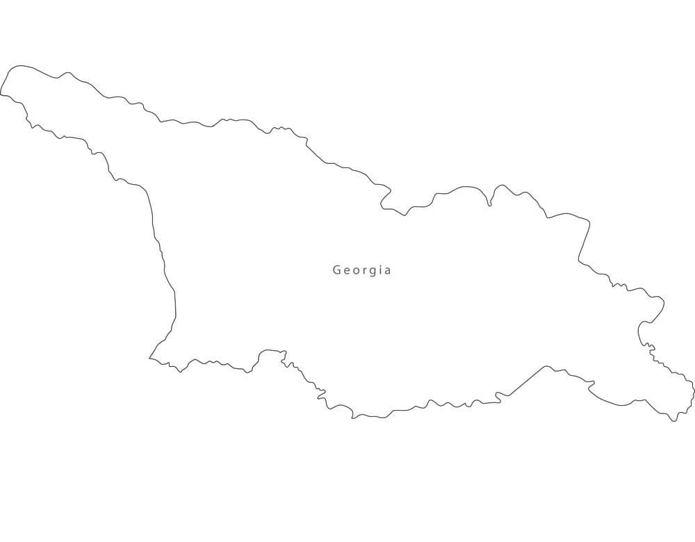 Printable Map Georgia Free Download And Print For You 