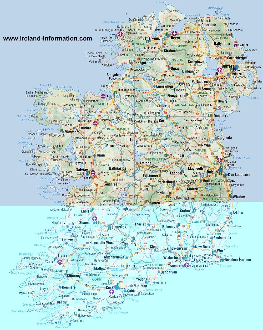 Printable Map Hilton Head Inspirational Ireland Maps Pinterest 