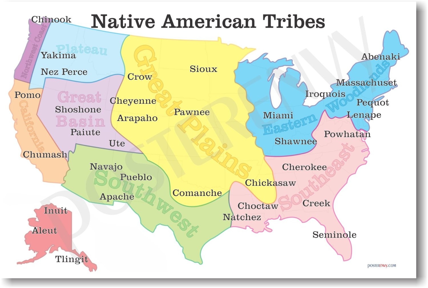 Printable Map Native American Tribes Beautiful Indigenous Peoples Of 