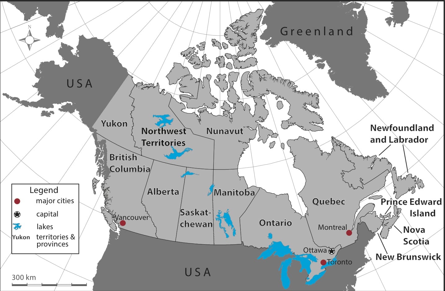 canada map printable