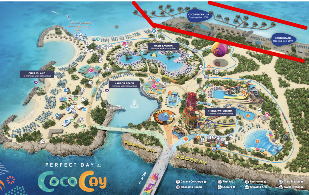 Printable Map Of Coco Cay - Map Printable