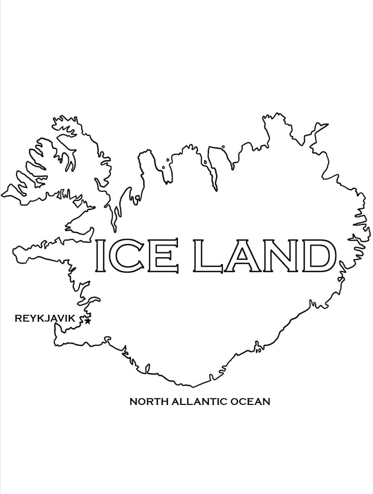 Printable Map Of Iceland Free Download And Print For You 