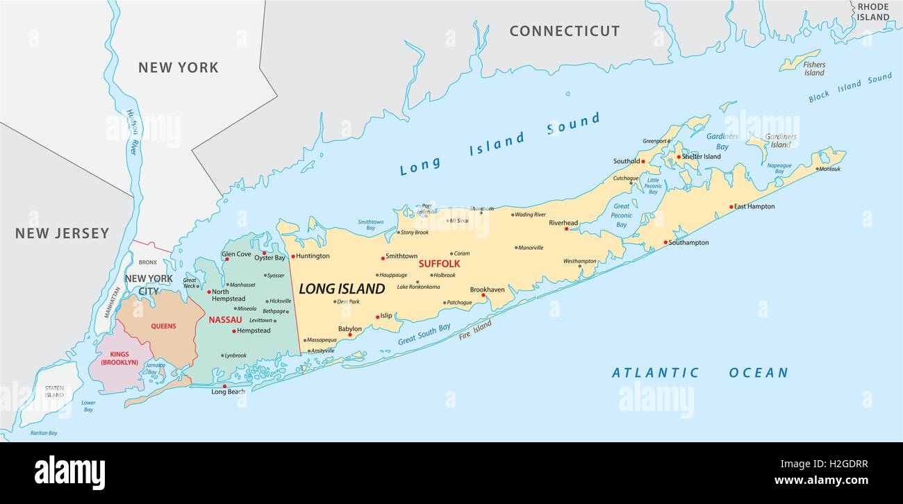 Printable Map Of Long Island Ny