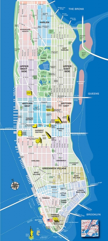 Printable Map Of Lower Manhattan Streets Printable Maps