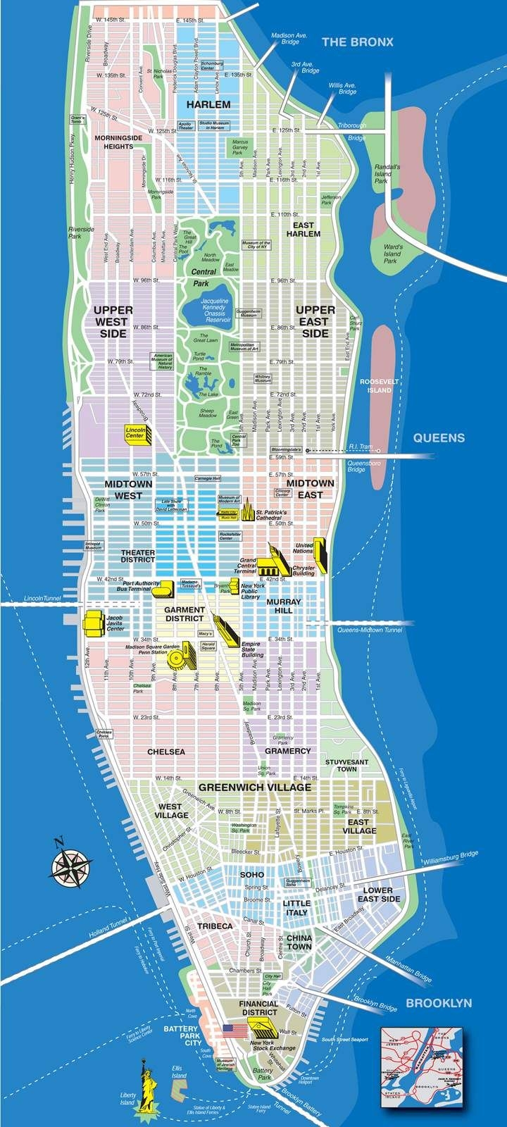 Printable Map Of Lower Manhattan Streets Printable Maps