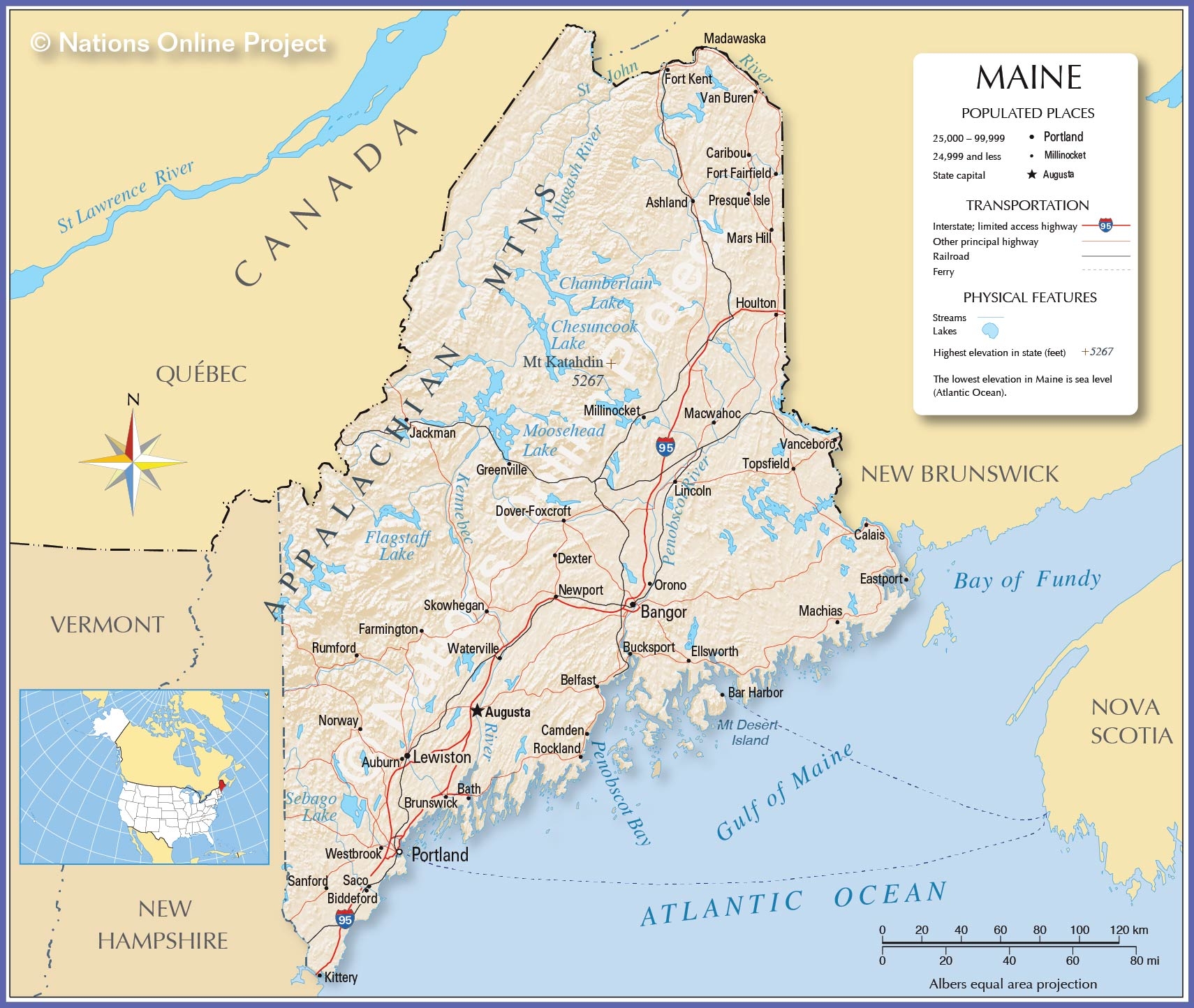 Printable Map Of Maine Coast Fanny Printable