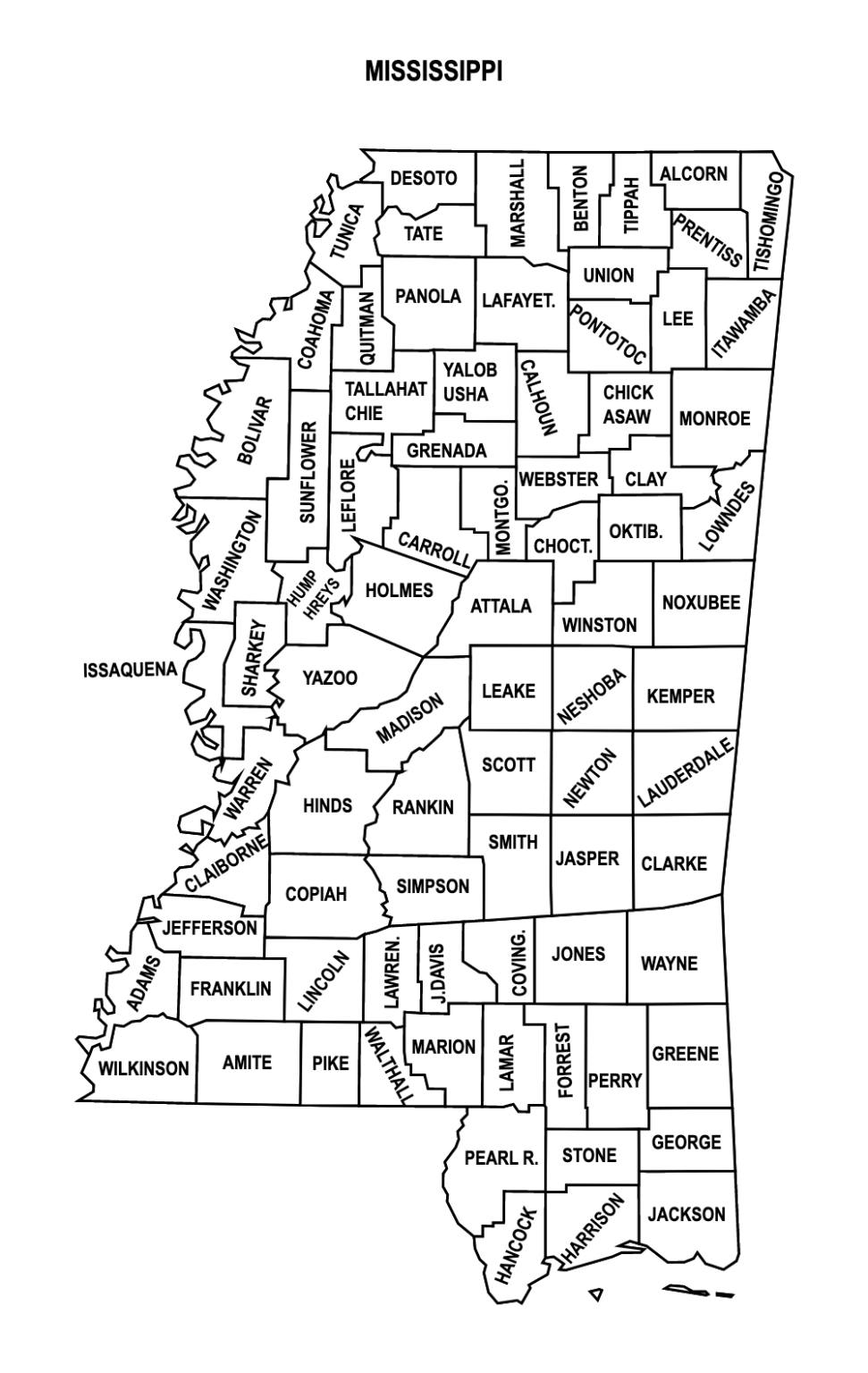 printable map of mississippi printable map of mississippi