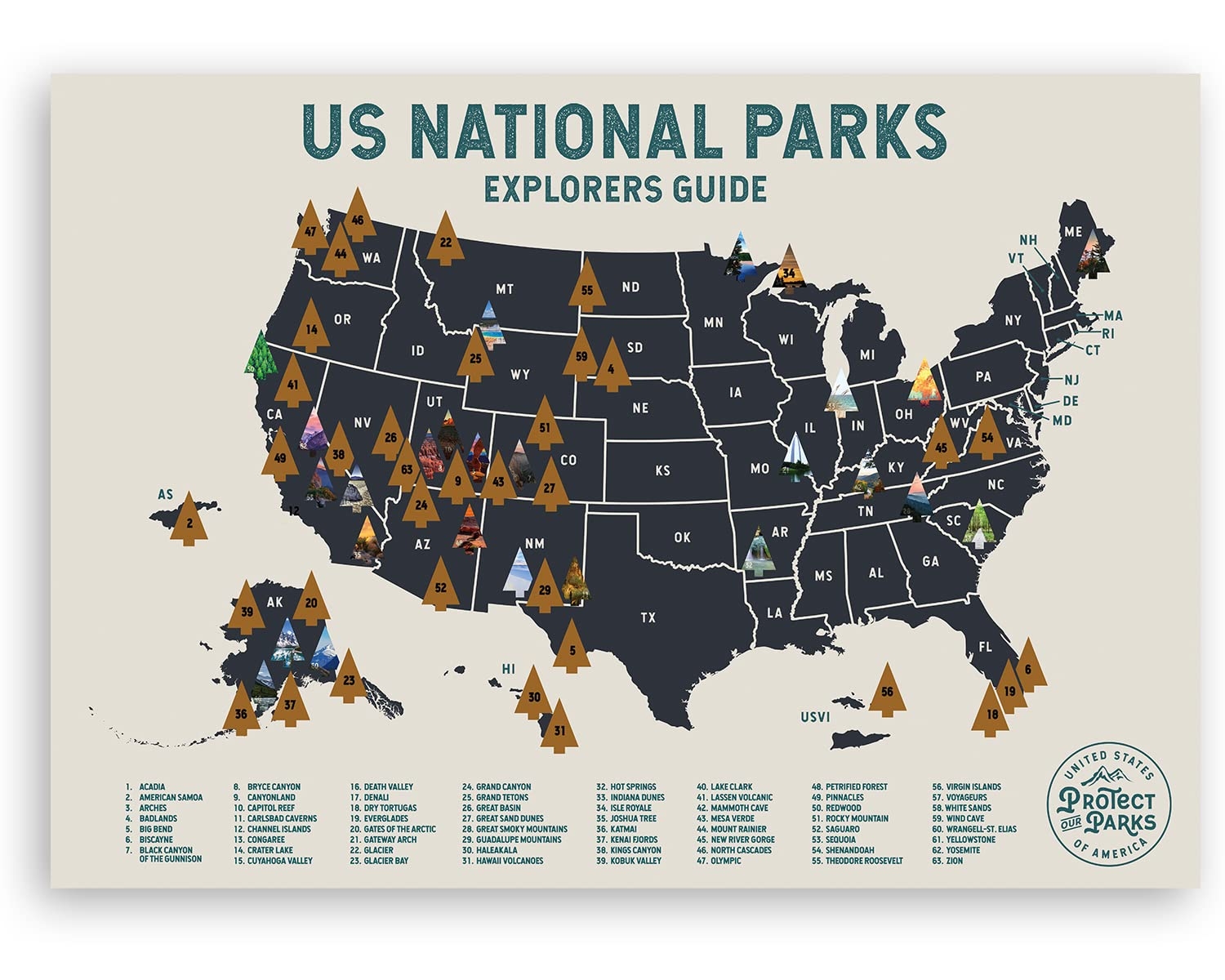 Printable Map Of National Parkseast Coast National Parks Map Printable Map Of National Parkseast Coast National Parks Map