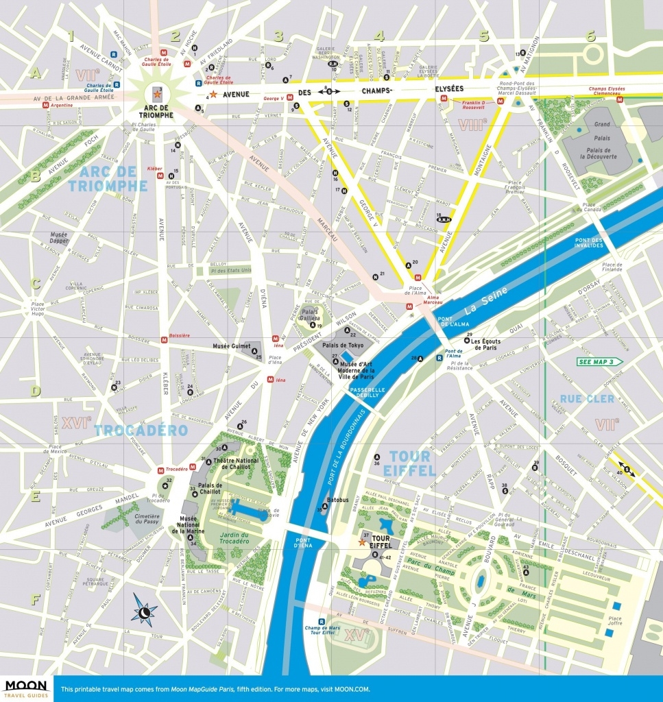Printable Map Of Paris Arrondissements Printable Maps