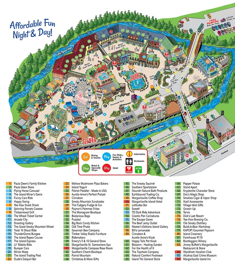 Printable Map Of Pigeon Forge Tn Adams Printable Map Printable Map Of Pigeon Forge Tn Adams Printable Map