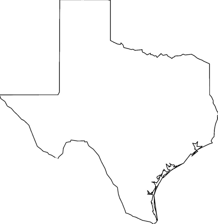 Printable Map Of Texas Free Download And Print For You