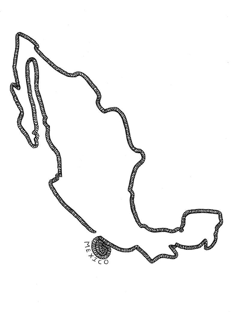 Printable Mexico Map Drawing Free Download And Print For You Printable Mexico Map Drawing Free Download And Print For You