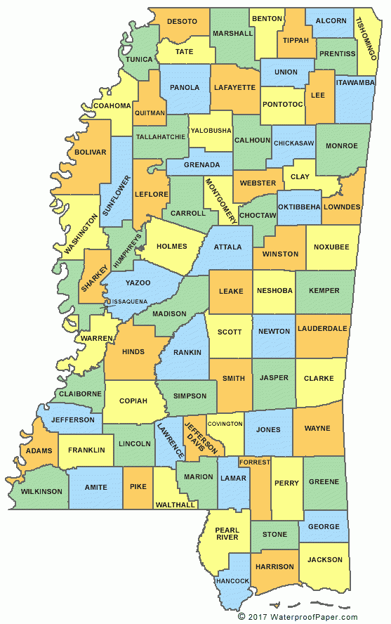 Printable Mississippi County Map Printable Mississippi County Map