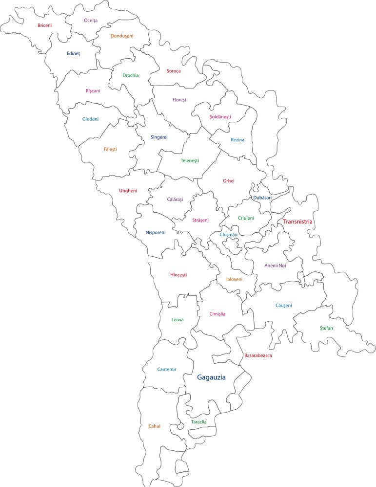 Printable Moldova Map Outline Free Download And Print For You 