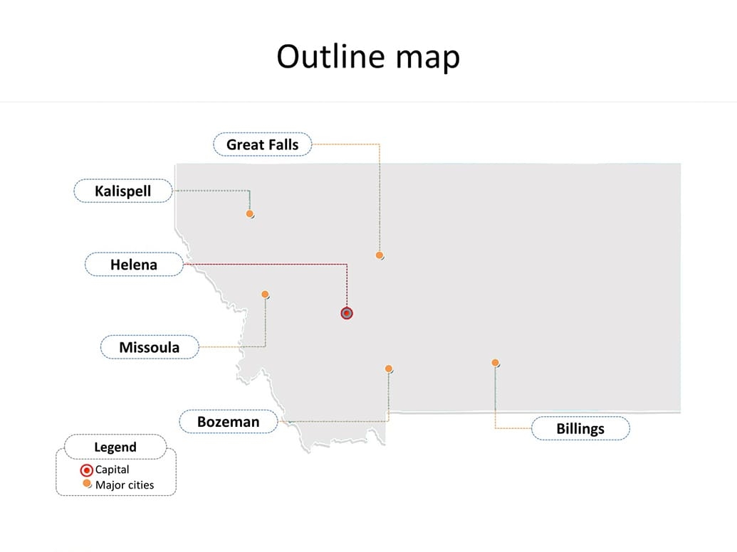 Printable Montana Map Capital Free Download And Print For You 