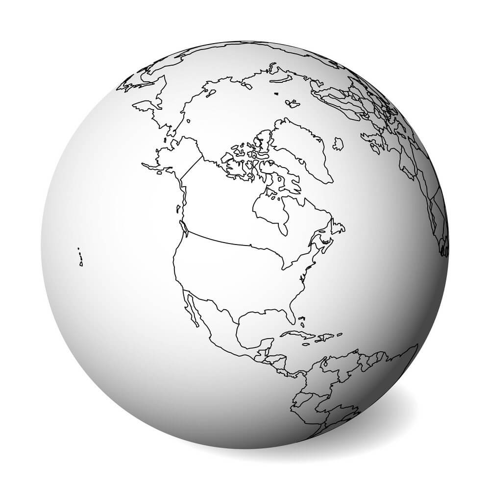 Printable North America Map Global 1 Free Download And Print For You Printable North America Map Global 1 Free Download And Print For You