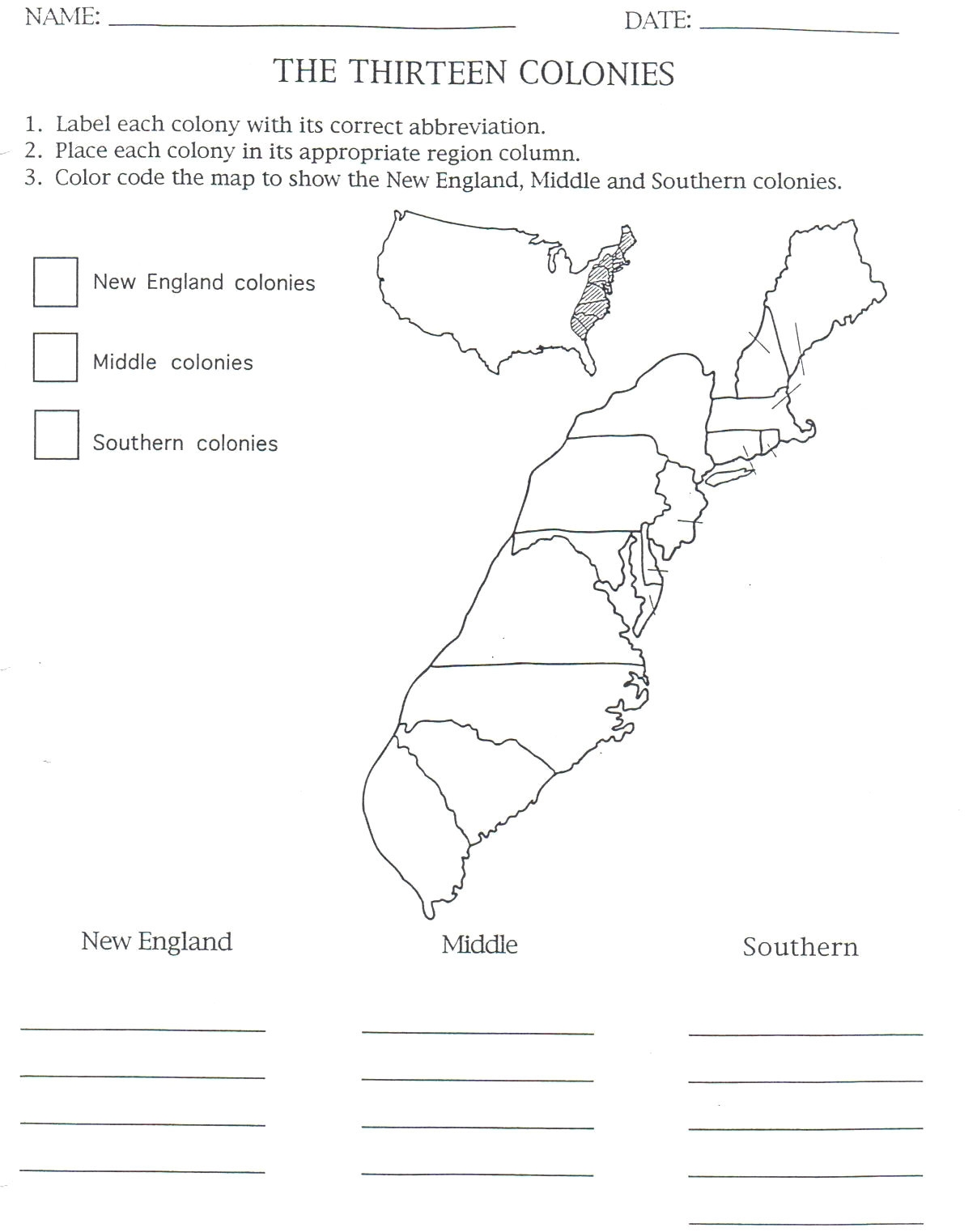 Printable Outline Map 13 Colonies Fresh Category Maps 134 Printable Map