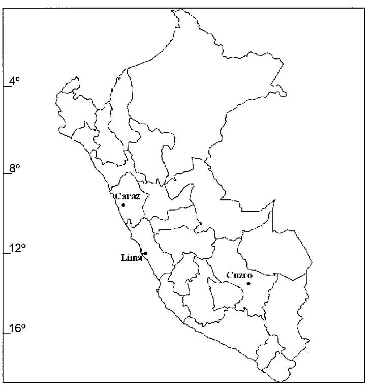 Printable Peru Regions Map Free Download And Print For You 