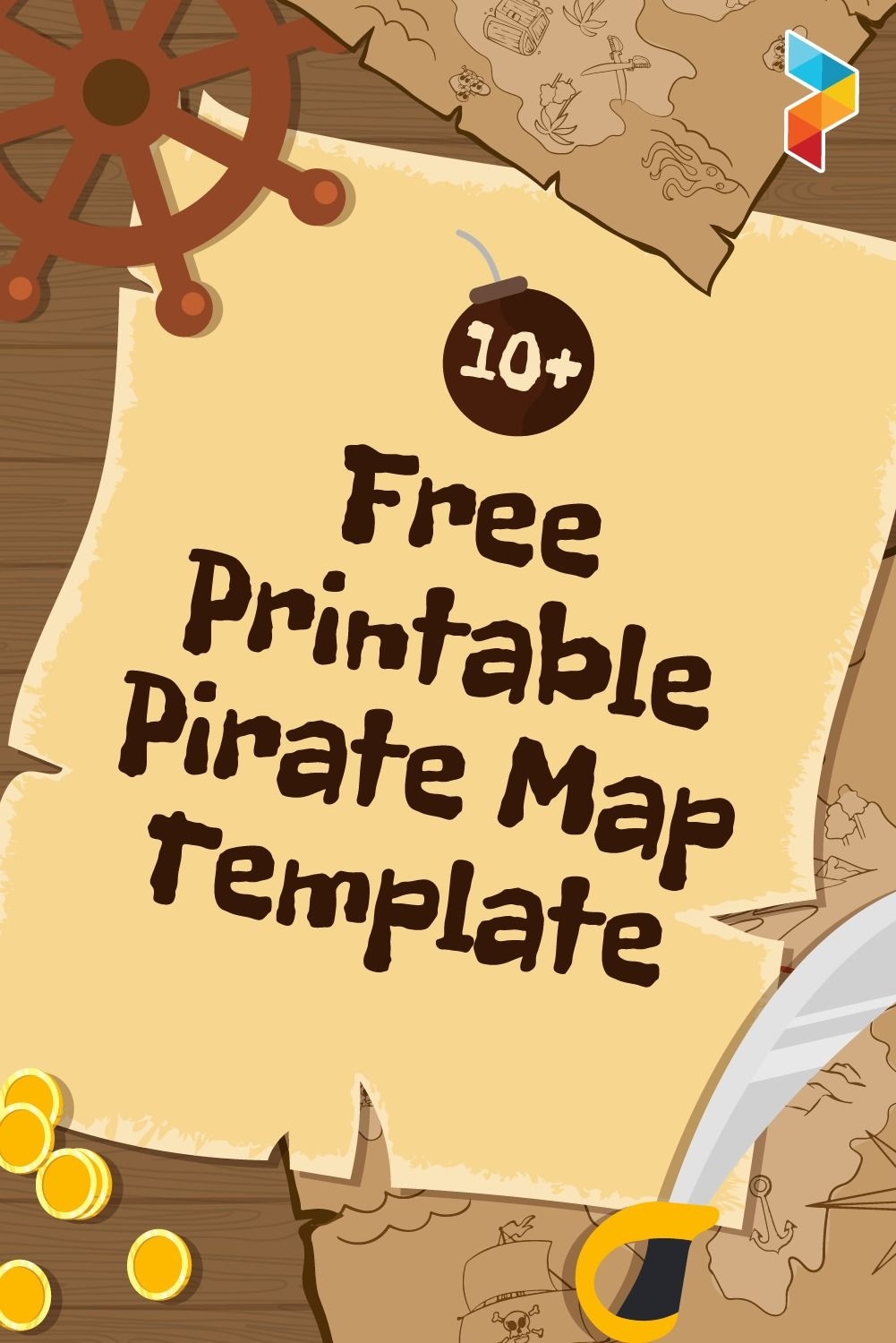 Printable Pirate Map Template Printable Pirate Map Template