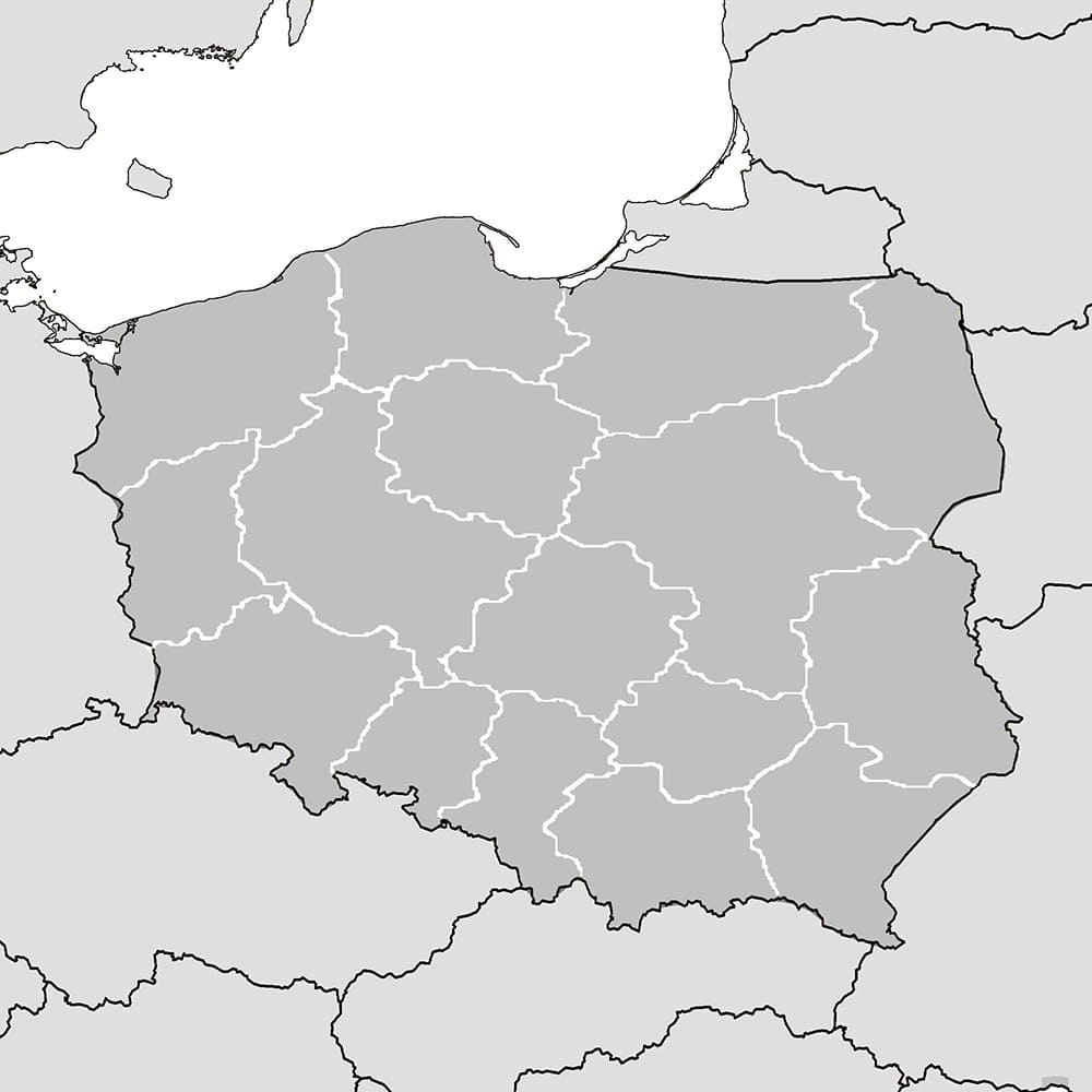 Printable Poland Map Borders Free Download And Print For You Printable Poland Map Borders Free Download And Print For You