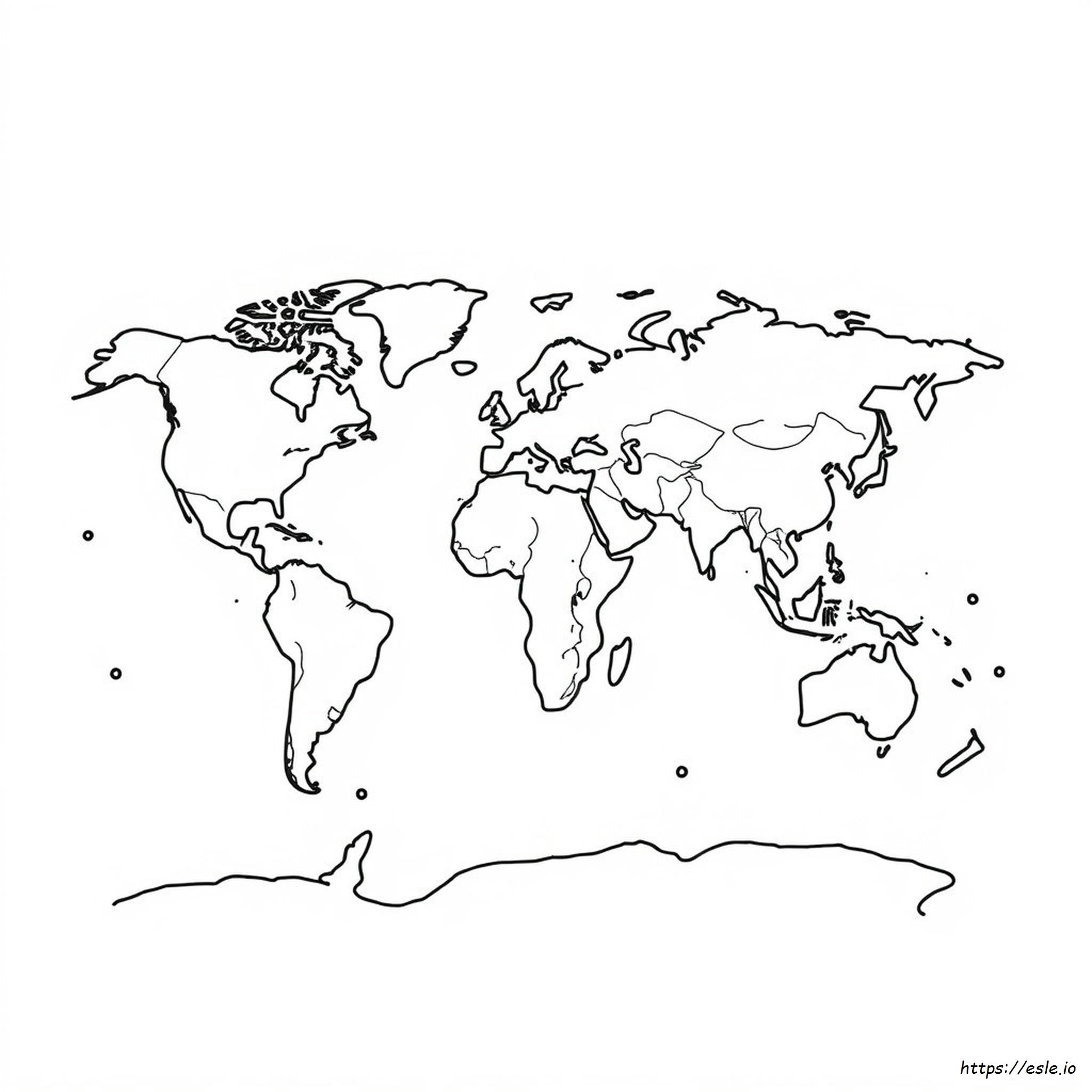 world map coloring page printable world map coloring page printable