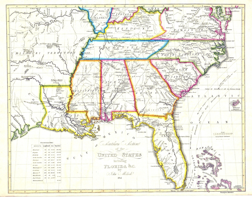 Printable Road Map Of Southeast United States Printable US Maps