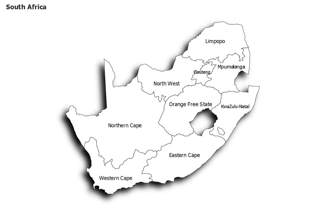 Printable South Africa Map Labeled Free Download And Print For You Printable South Africa Map Labeled Free Download And Print For You
