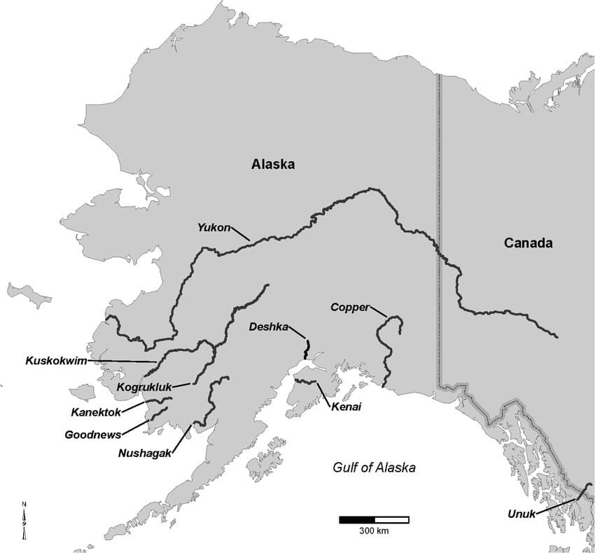 map of alaska printable