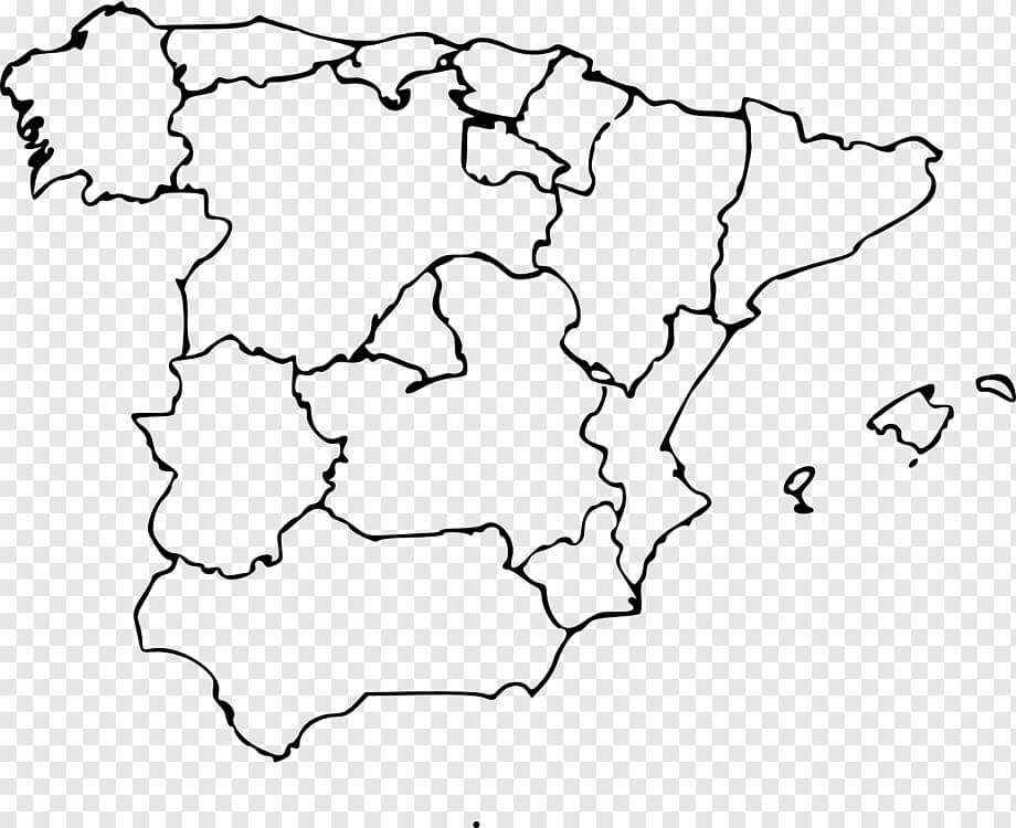 printable map spain