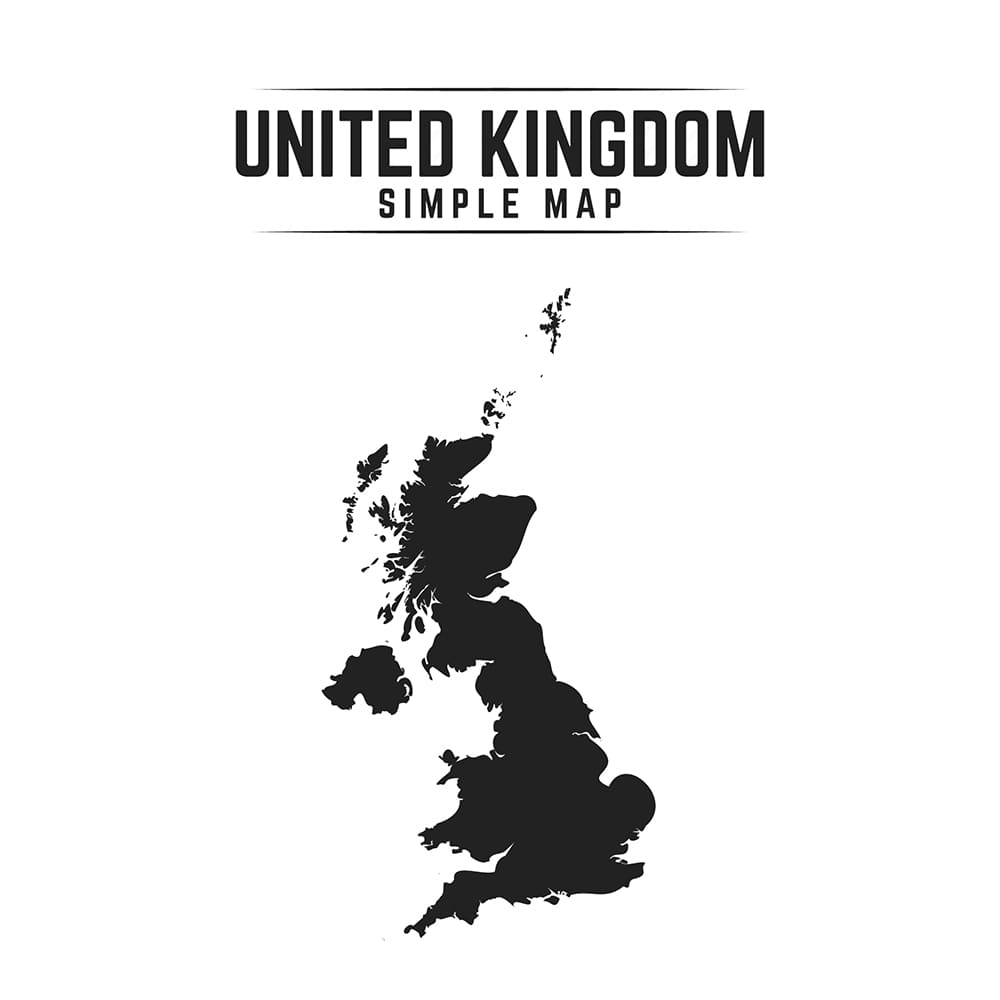 map united kingdom printable