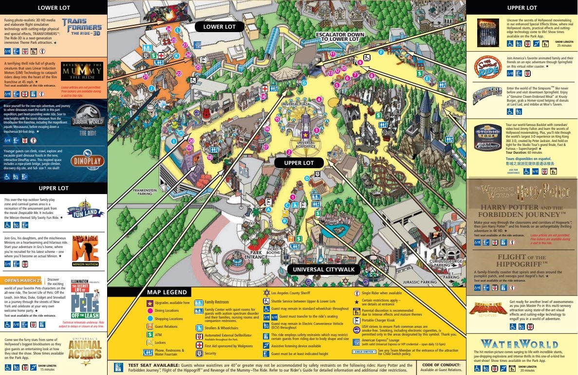 hollywood studios printable map