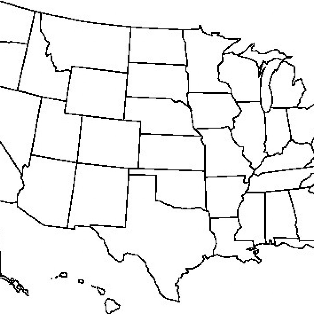 Printable Usa Map Outline Printable Usa Map Outline