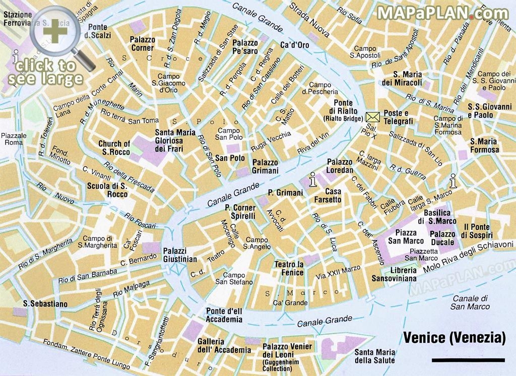 printable walking map of venice italy