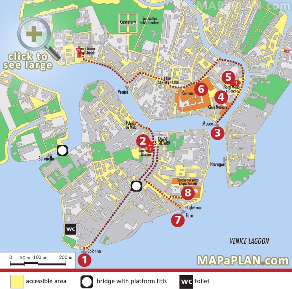 Printable Walking Map Of Venice Italy Printable Maps