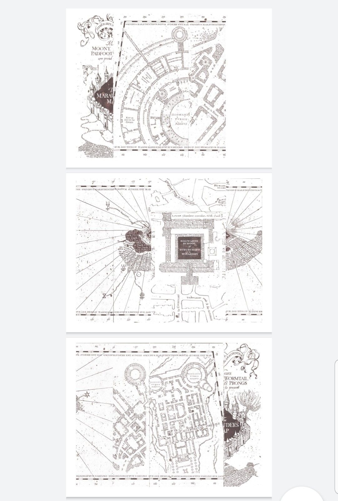 Printable White Marauders Map Pdf Printable White Marauders Map Pdf