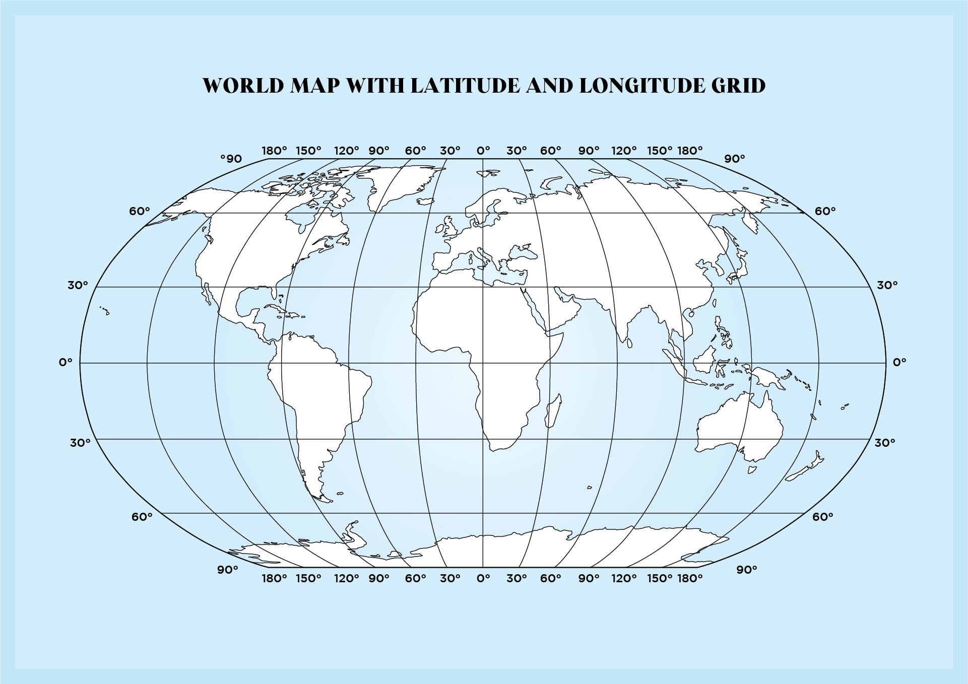 Printable World Map Latitude And Longitude Template Free Printable Printable World Map Latitude And Longitude Template Free Printable